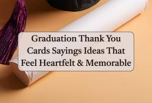 Graduation Thank You Cards Sayings Ideas That Feel Heartfelt & Memorable