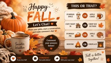 fall interactive posts facebook