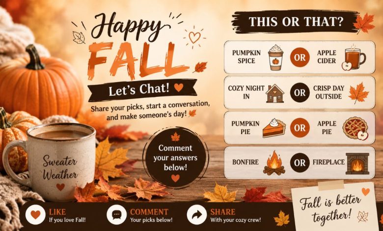 fall interactive posts facebook