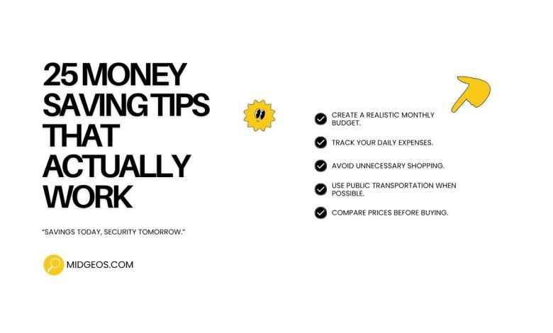 25 Money Saving Tips That Actually Work