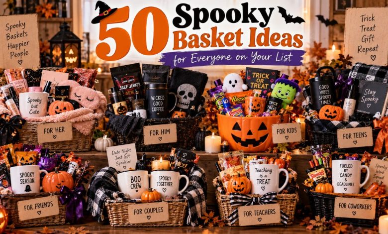 50 Spooky Basket Ideas for Everyone on Your List