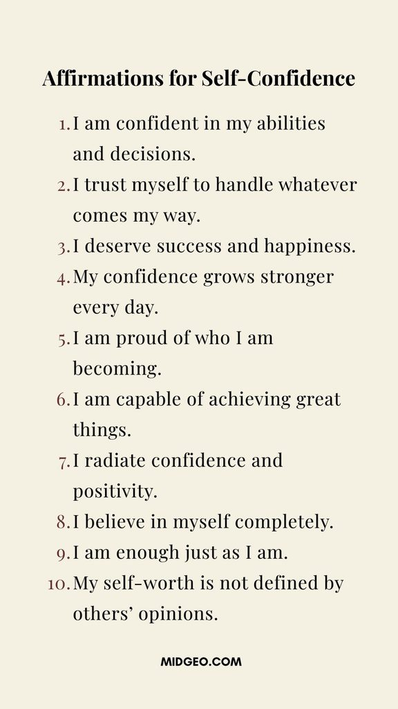 101 Morning Affirmations for Success and Confidence 2 Affirmations for Self Confidence