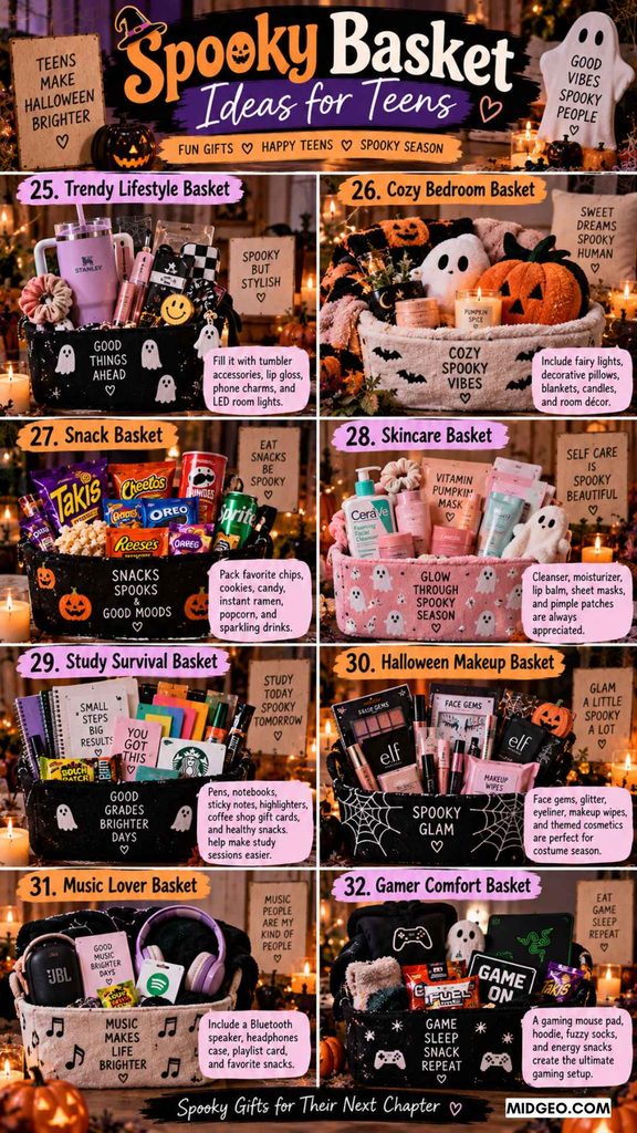Spooky Basket Ideas for Teens