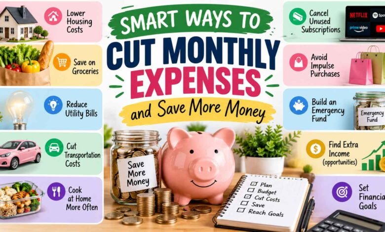smart ways to cut monthly expenses