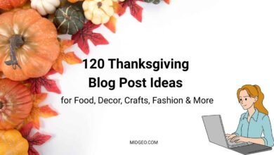 120 Thanksgiving Blog Post Ideas for Food, Decor, Crafts, Fashion & More 2 120 Thanksgiving Blog Post Ideas for Food, Decor, Crafts, Fashion