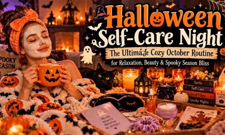 Halloween Self Care Night The Ultimate Cozy October Routine for Relaxation