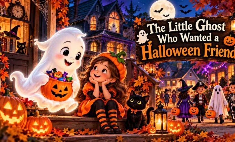 The Little Ghost Who Wanted a Halloween Friend Halloween story