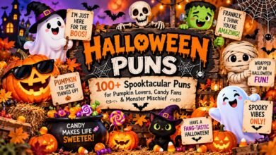 Halloween Puns: 100+ Spooktacular Puns for Pumpkin Lovers, Candy Fans & Monster Mischief 36 halloween puns