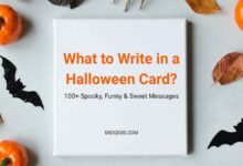 what to write in a halloween card